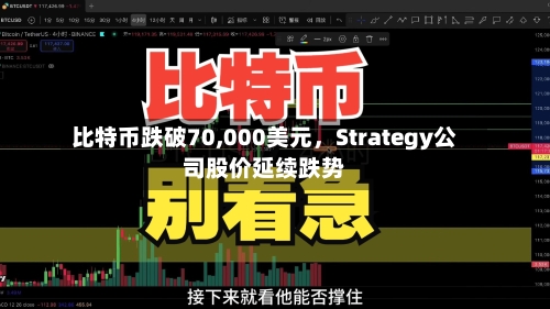 比特币跌破70,000美元,Strategy公司股价延续跌势