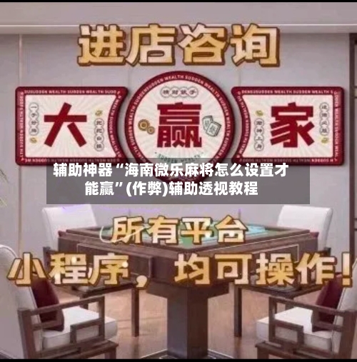 辅助神器“海南微乐麻将怎么设置才能赢”(作弊)辅助透视教程-第2张图片