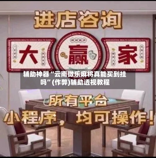 辅助神器“云南微乐麻将真能买到挂吗”(作弊)辅助透视教程