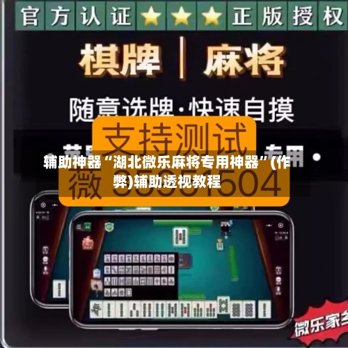 辅助神器“湖北微乐麻将专用神器”(作弊)辅助透视教程