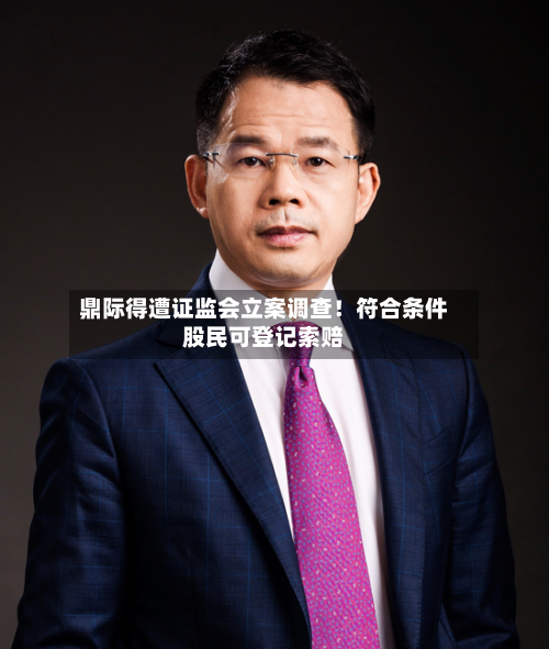 鼎际得遭证监会立案调查！符合条件股民可登记索赔-第3张图片