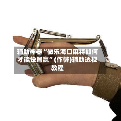 辅助神器“微乐海口麻将如何才能设置赢”(作弊)辅助透视教程-第2张图片