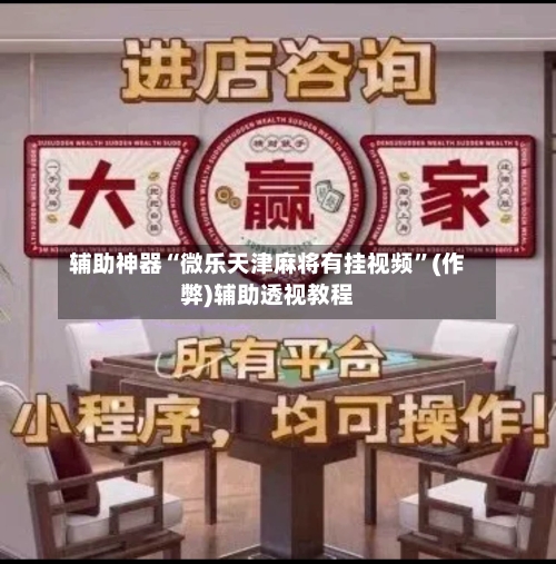辅助神器“微乐天津麻将有挂视频”(作弊)辅助透视教程