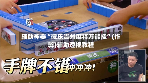 辅助神器“微乐贵州麻将万能挂”(作弊)辅助透视教程