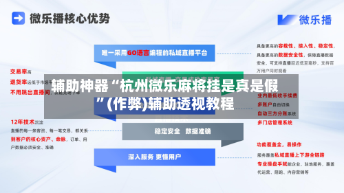 辅助神器“杭州微乐麻将挂是真是假”(作弊)辅助透视教程-第3张图片