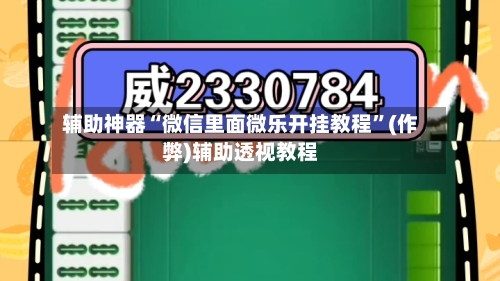 辅助神器“微信里面微乐开挂教程”(作弊)辅助透视教程-第3张图片