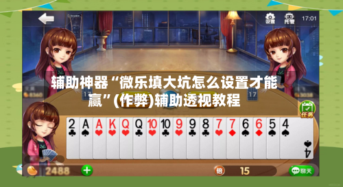 辅助神器“微乐填大坑怎么设置才能赢”(作弊)辅助透视教程-第3张图片
