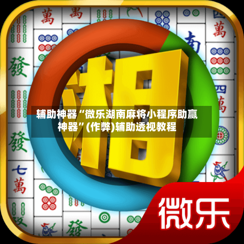 辅助神器“微乐湖南麻将小程序助赢神器”(作弊)辅助透视教程-第3张图片