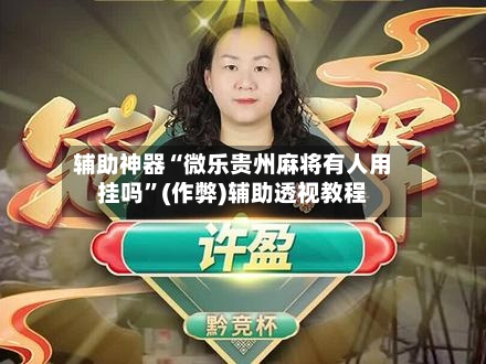 辅助神器“微乐贵州麻将有人用挂吗	”(作弊)辅助透视教程-第2张图片