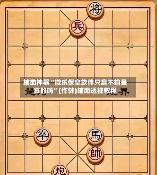 辅助神器“微乐保皇软件只赢不输是真的吗”(作弊)辅助透视教程