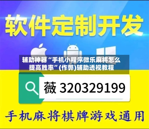 辅助神器“手机小程序微乐麻将怎么提高胜率”(作弊)辅助透视教程-第2张图片