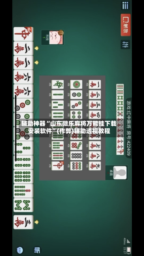 辅助神器“山东微乐麻将万能挂下载安装软件”(作弊)辅助透视教程-第2张图片