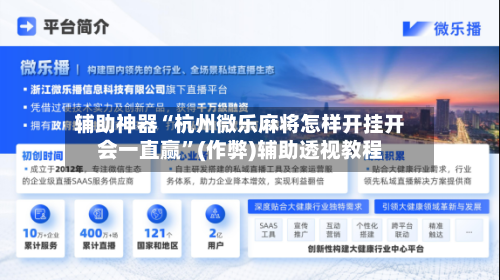 辅助神器“杭州微乐麻将怎样开挂开会一直赢	”(作弊)辅助透视教程-第3张图片