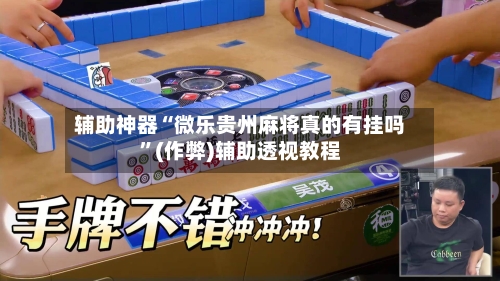 辅助神器“微乐贵州麻将真的有挂吗”(作弊)辅助透视教程