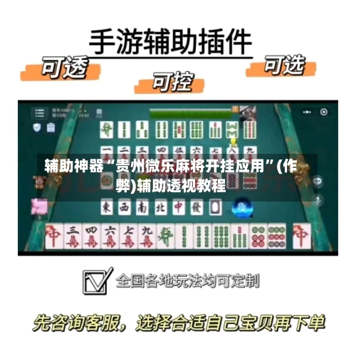 辅助神器“贵州微乐麻将开挂应用”(作弊)辅助透视教程