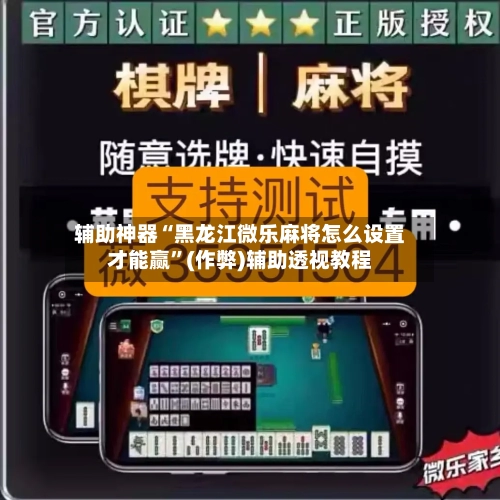 辅助神器“黑龙江微乐麻将怎么设置才能赢”(作弊)辅助透视教程