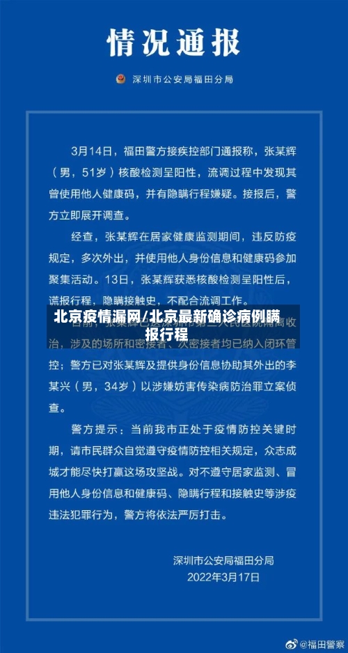 北京疫情漏网/北京最新确诊病例瞒报行程-第2张图片