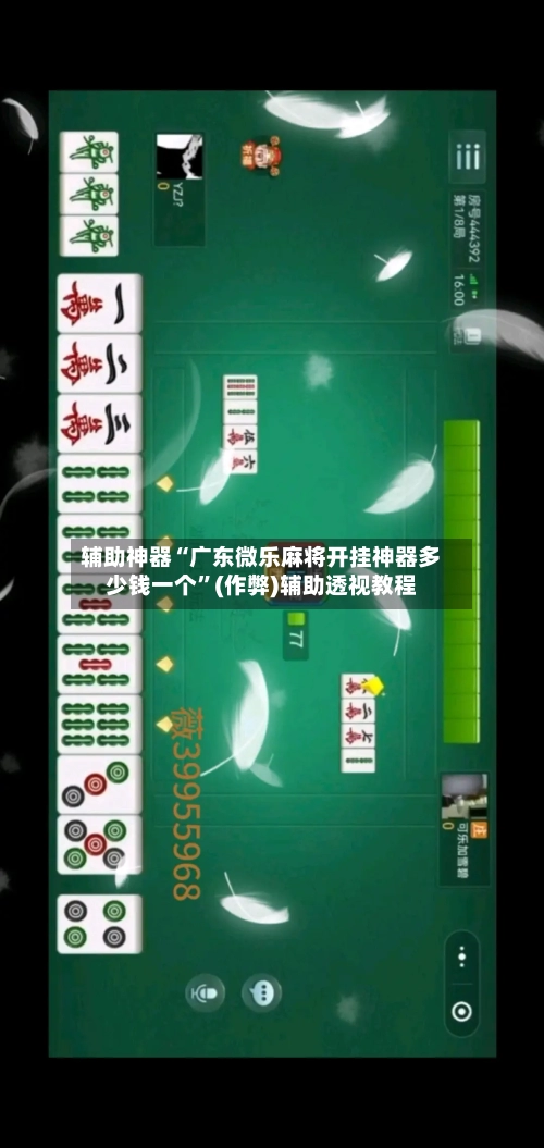 辅助神器“广东微乐麻将开挂神器多少钱一个	”(作弊)辅助透视教程-第1张图片