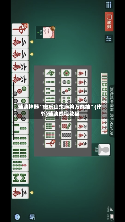 辅助神器“微乐山东麻将万能挂	”(作弊)辅助透视教程-第3张图片