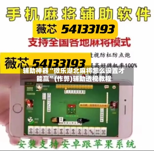 辅助神器“微乐湖北麻将怎么设置才能赢”(作弊)辅助透视教程