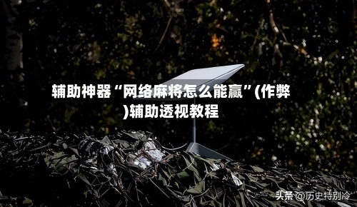 辅助神器“网络麻将怎么能赢”(作弊)辅助透视教程-第2张图片