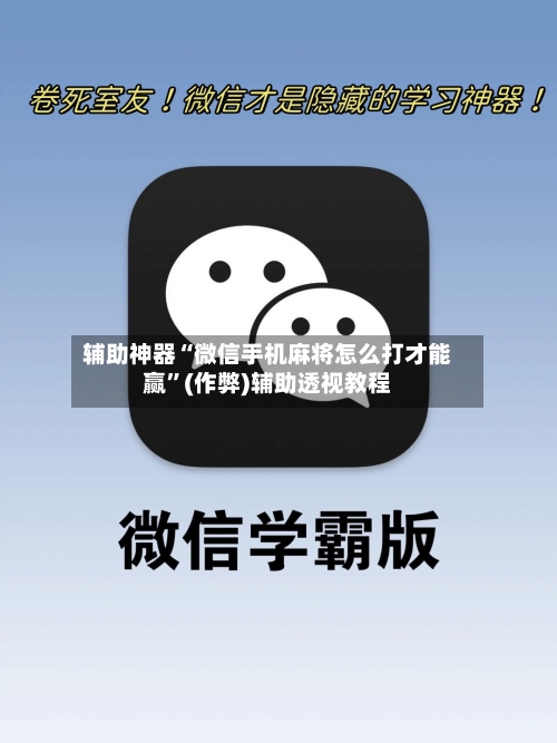辅助神器“微信手机麻将怎么打才能赢”(作弊)辅助透视教程-第3张图片