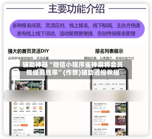辅助神器“微信小程序雀神麻将会员能提高胜率”(作弊)辅助透视教程-第3张图片