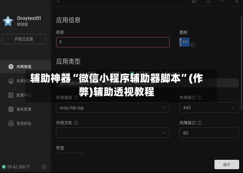 辅助神器“微信小程序辅助器脚本”(作弊)辅助透视教程-第2张图片