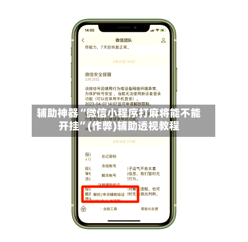 辅助神器“微信小程序打麻将能不能开挂”(作弊)辅助透视教程-第2张图片